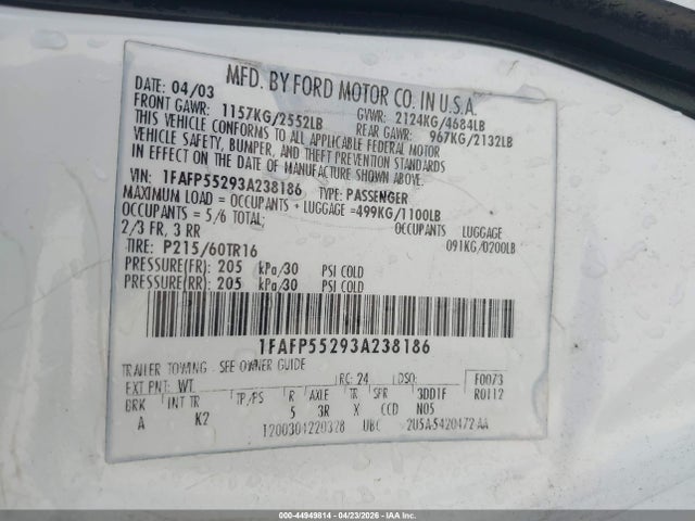 FORD TAURUS SES - 9
