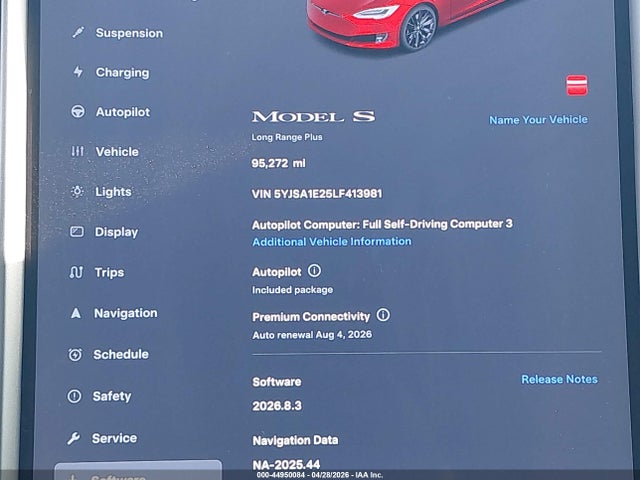 2020 Tesla MODEL S LONG RANGE DUAL MOTOR ALL-WHEEL DRIVE/LONG — фото 7