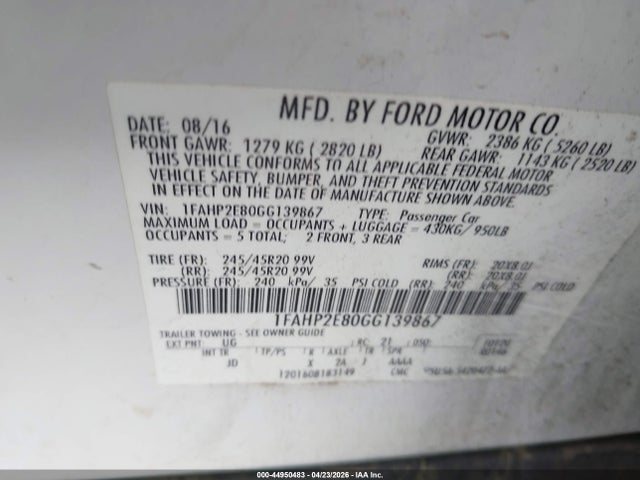 FORD TAURUS SEL - 9
