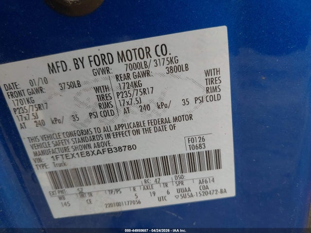 FORD F-150 STX/XL/XLT - 9
