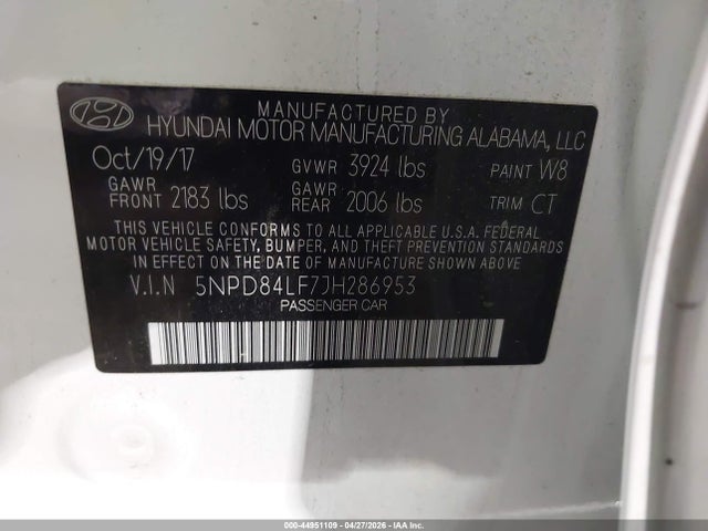 2018 Hyundai ELANTRA VALUE EDITION 照片 9