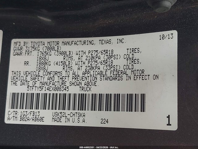 TOYOTA TUNDRA - 9