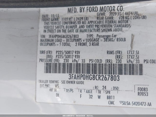 FORD FUSION SE - 9