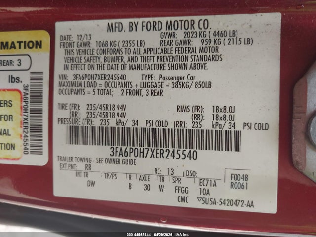 FORD FUSION SE - 9