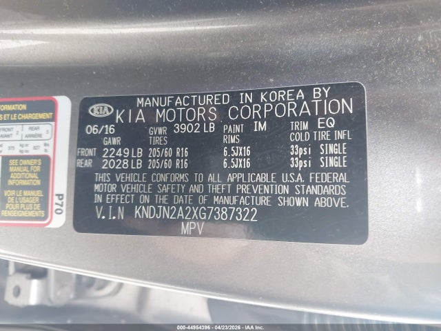 2016 KIA SOUL — фото 9
