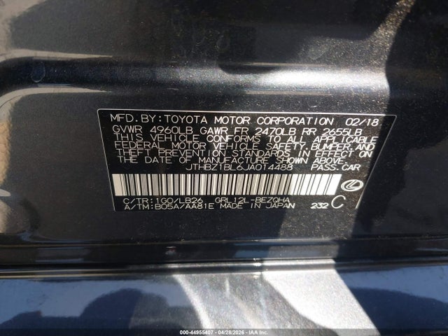 2018 LEXUS GS 350 F SPORT 9