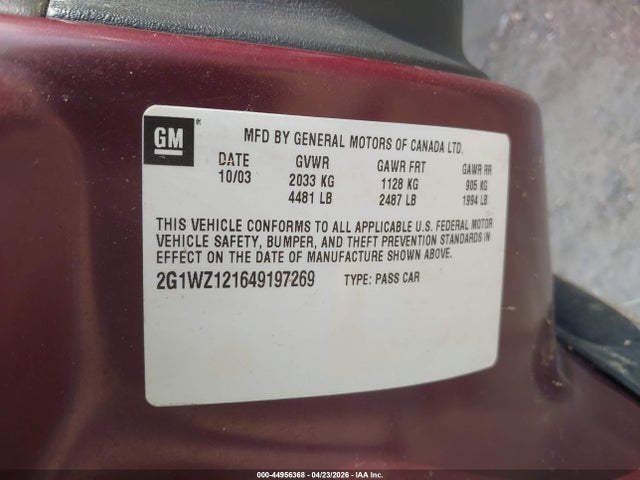 CHEVROLET MONTE CARLO - 9