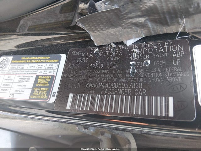 KIA OPTIMA HYBRID EX - 9