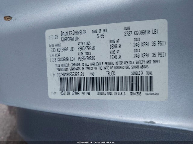 DODGE DAKOTA SLT - 9