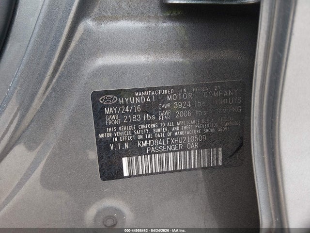2017 Hyundai ELANTRA SE 照片 9