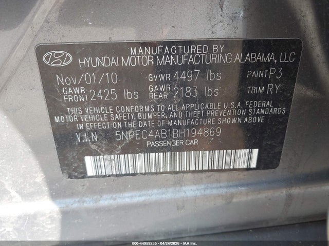 HYUNDAI SONATA LIMITED 2.0T - 9