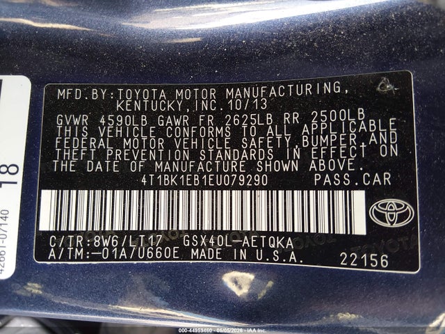 2014 Toyota AVALON XLE TOURING 照片 9