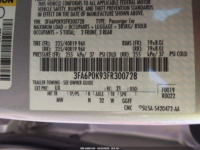 FORD FUSION TITANIUM - 9