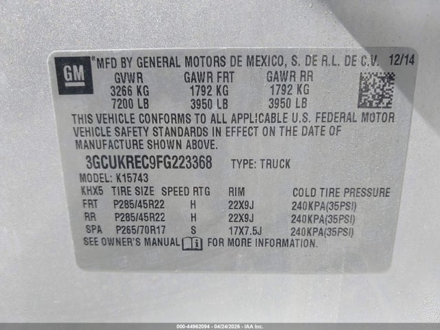 CHEVROLET SILVERADO 1500 - 9