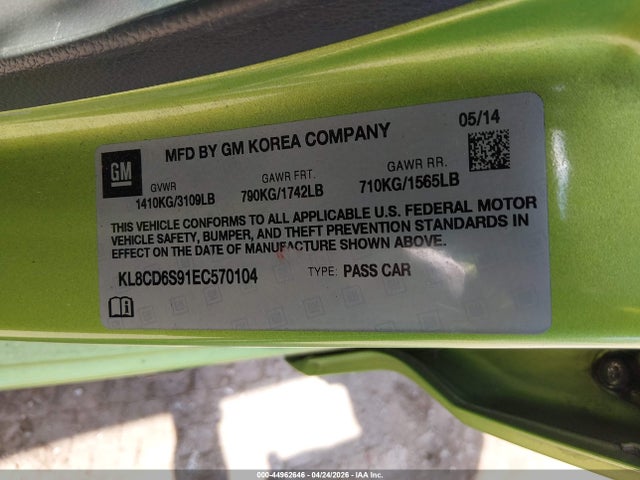 CHEVROLET SPARK 1LT AUTO - 9