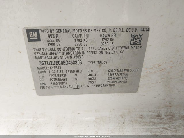 2014 GMC SIERRA 1500 SLE 照片 9