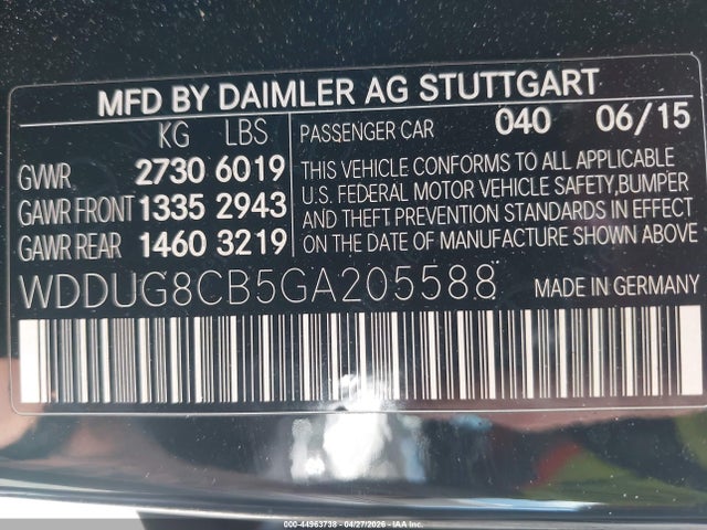 2016 Mercedes-BENZ S 550 photo 9