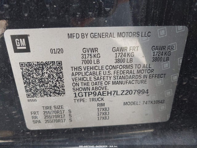 صورة 9 لـ 2020 GMC SIERRA 1500 4WD SHORT BOX