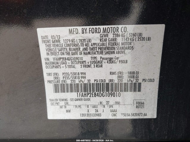 FORD TAURUS SEL - 9