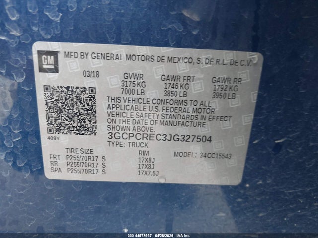 صورة 9 لـ 2018 Chevrolet SILVERADO 1500 1LT