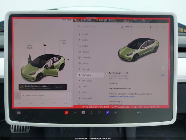 2021 Tesla MODEL 3 LONG RANGE DUAL MOTOR ALL-WHEEL DRIVE — миниатюра 22