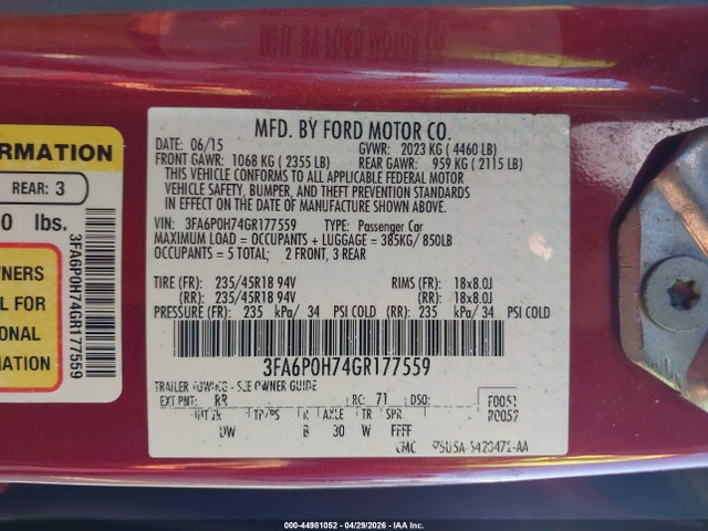 FORD FUSION SE - 9