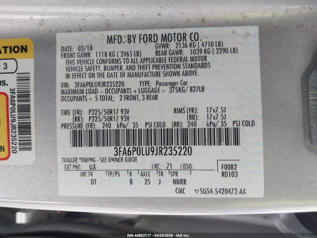FORD FUSION HYBRID SE - 9