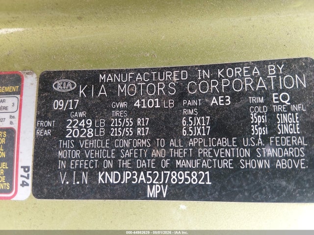 2018 KIA SOUL + 照片 9
