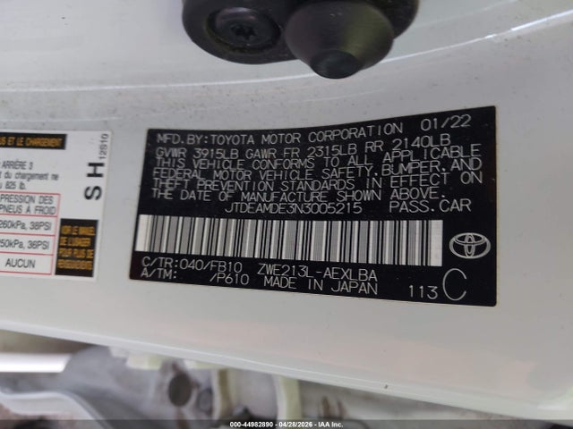 2022 Toyota COROLLA HYBRID LE 照片 9