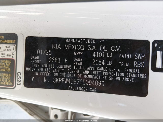 2025 KIA K4 GT-LINE 9
