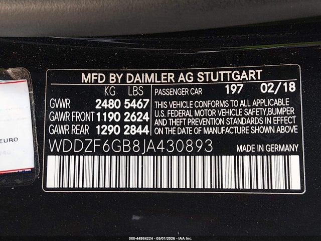 2018 Mercedes-BENZ E 400 4MATIC 缩略图 9