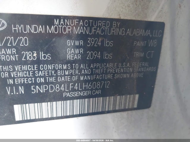2020 Hyundai ELANTRA SEL 照片 9