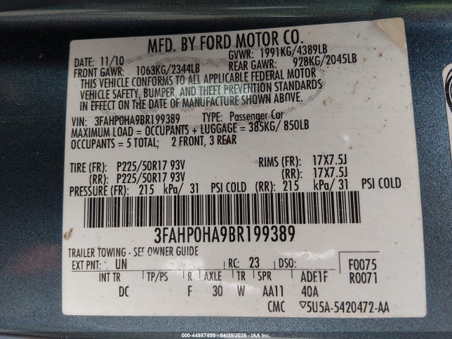 FORD FUSION SE - 9