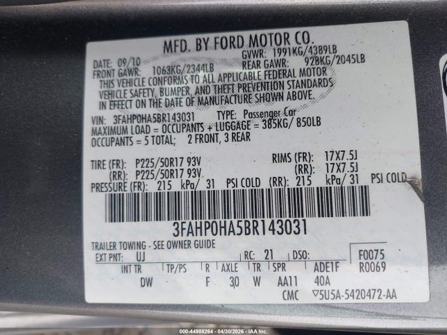 FORD FUSION SE - 9