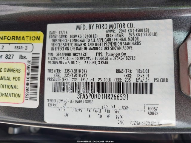 FORD FUSION SE - 9