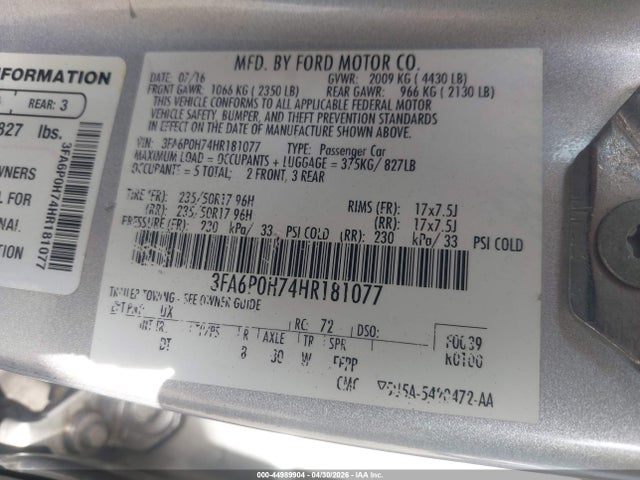 FORD FUSION SE - 9