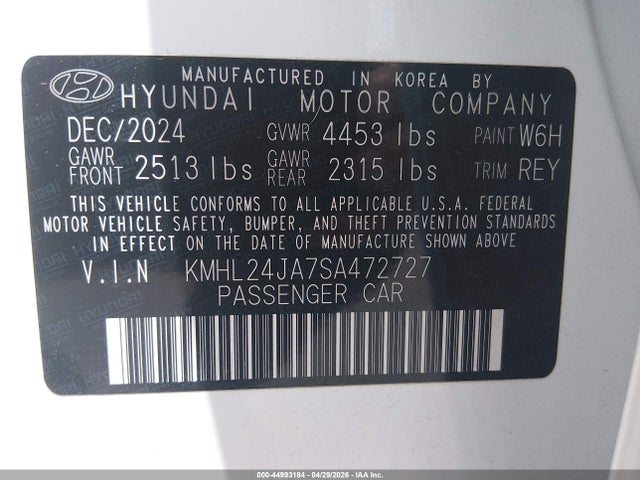 2025 Hyundai SONATA SE 照片 9