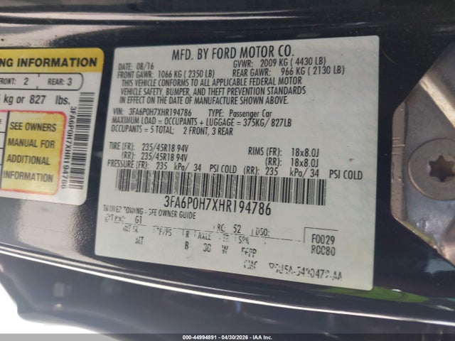 FORD FUSION SE - 9