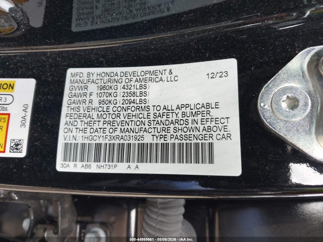 صورة 9 لـ 2024 Honda ACCORD EX