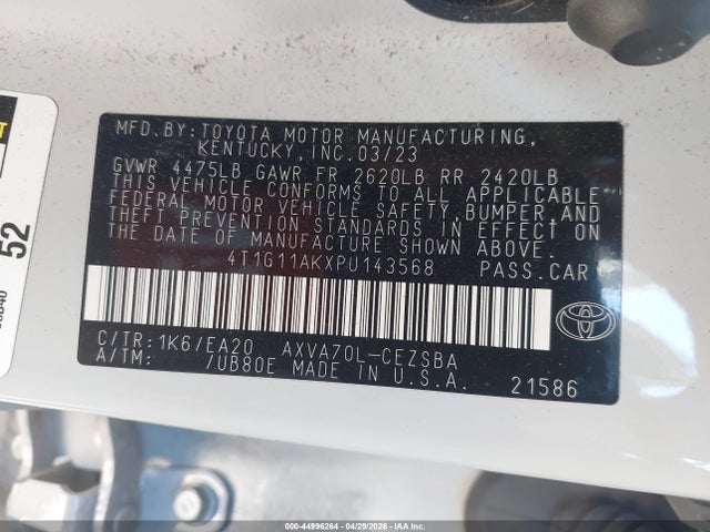 2023 Toyota CAMRY SE 照片 9