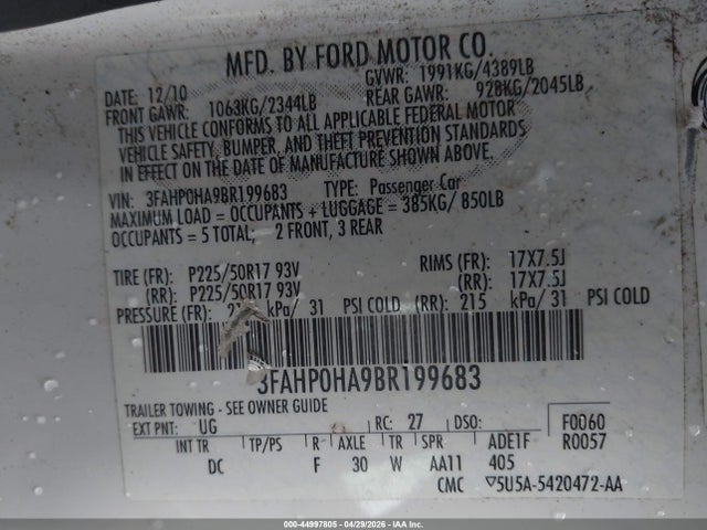 FORD FUSION SE - 9