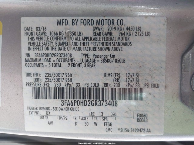 FORD FUSION SE - 9