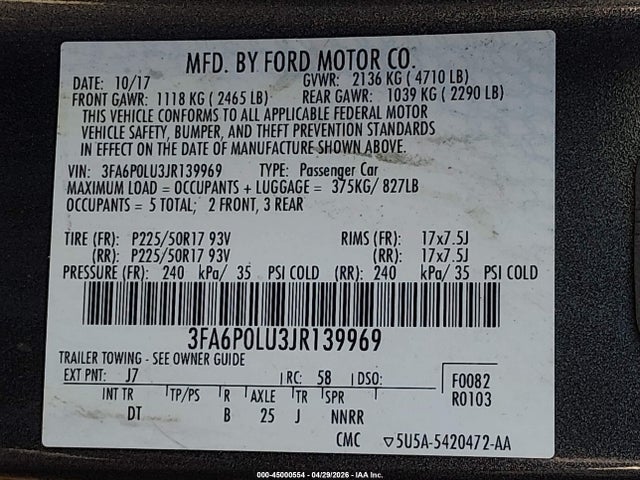 FORD FUSION HYBRID SE - 9