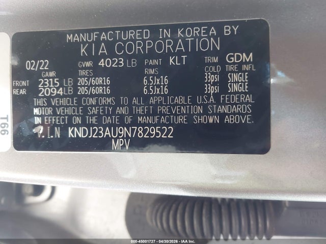 2022 KIA SOUL S — фото 9