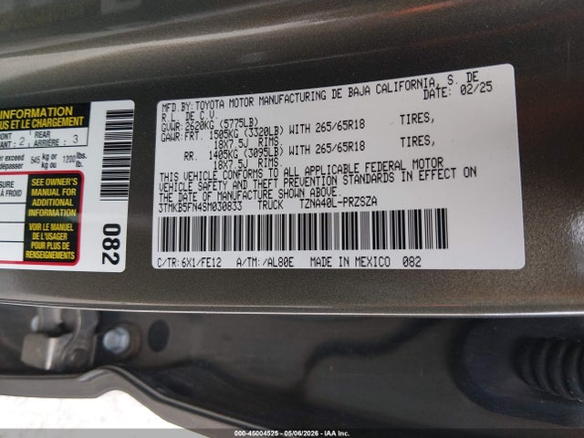 2025 Toyota TACOMA TRD SPORT photo 9