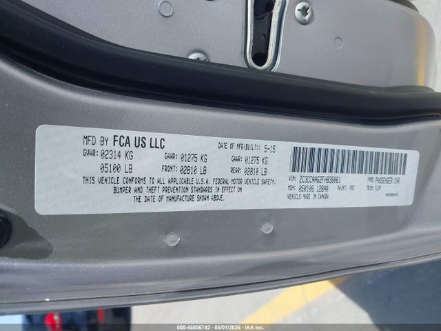 2015 Chrysler 300 LIMITED 照片 9