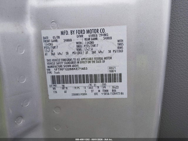 FORD F-150 STX/XL/XLT - 9