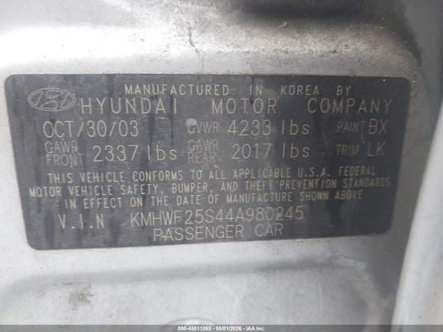 صورة 9 لـ 2004 Hyundai SONATA