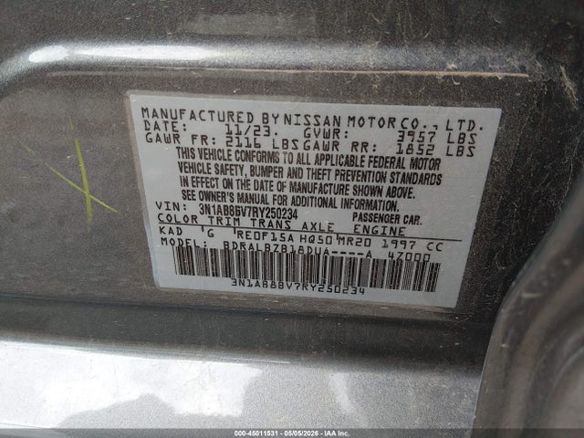 صورة 9 لـ 2024 Nissan SENTRA S XTRONIC CVT