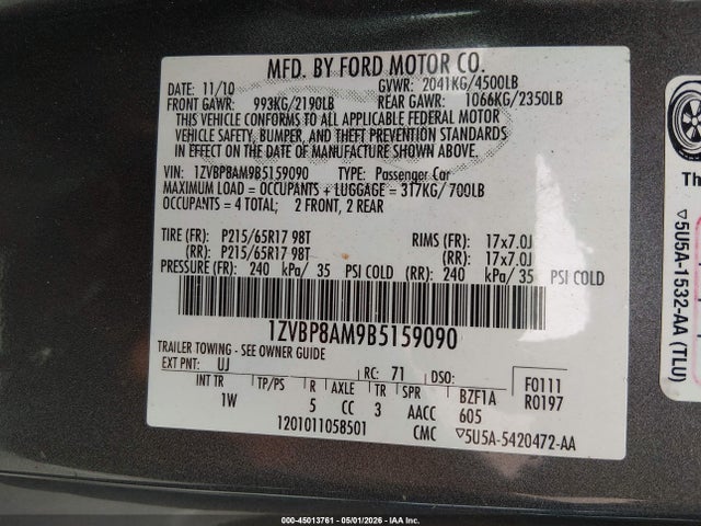 FORD MUSTANG V6 - 9